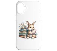 Bookish Easter Bunny Reading Book Every Bunny Loves to Read Coque pour iPhone 16 Plus