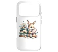 Bookish Easter Bunny Reading Book Every Bunny Loves to Read Coque pour iPhone 17 Pro
