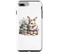 Bookish Easter Bunny Reading Book Every Bunny Loves to Read Coque pour iPhone 7 Plus/8 Plus