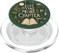 Bookish Reader Book Lover Green Just One More Chapter PopSockets PopGrip pour MagSafe
