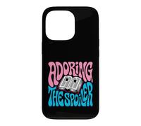 Bookish Retro Reader Adoring The Spoiler Graphic Coque pour iPhone 13 Pro