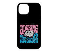 Bookish Retro Reader Adoring The Spoiler Graphic Coque pour iPhone 14