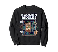 Bookish Riddles Library Secrets Mystery CLU Book Lover Humour Sweatshirt