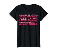 Bookish Romance Tropes Book Club Reader Spicy Book Lover T-Shirt Graphique avec Valeur
