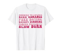 Bookish Romance Tropes Book Club Reader Spicy Book Lover T-Shirt Graphique avec Valeur