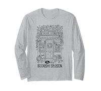 Bookish Season Chemise d'automne Confortable Librairie d'automne T-Shirt de Lecture Manche Longue