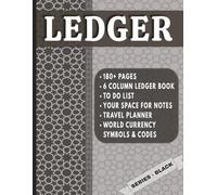 Bookkeeping Ledger Book: Track Expenses & Income for Small Business (Series - BLACK)