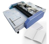 Booklet Maker Automatique 2 en 1 Pliage et Reliure Fonction Agrafeuse Haute Efficacité 200-300 Livres/Hr Idéal pour Bureau et Ecole