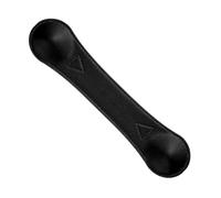 Bookmark Magnétique Compact - 24 X 5,5 Cm Poids De Livre PU Lavable Noir, Signet Poignée Douce, Séparateur Livres Flexible, Pince Page En Cuir | Outil Lecture Pour Les Voyage Aux Adulte