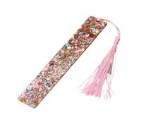 Bookmarks Décoratifs Avec Des Glands Bookmarks Acryliques Page De Création Rectangulaire Marqueur De Lecture Page Marker Rectangular Acrylique Decorative