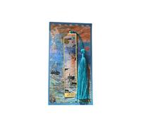 Bookmarks Sur Le Thème De Peinture À L'huile Vintage Avec Des Glands Marqueur Livre Livre Métal Creux Pour Le Lecteur-enseignant Lecture Signets Glands