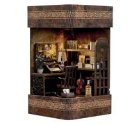 Booknook, Maison Miniature a Construire, Book Nook DIY, Puzzle 3D Bois
