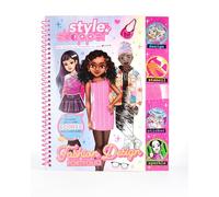 Bookoli | StyleStopper Ultimate Fashion Portfolio - Portefeuille de design de mode | Autocollants holofoil inclus, multicolore