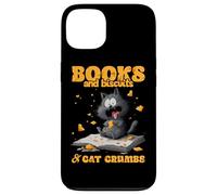 Books and biscuits and cat crumbs Coque pour iPhone 13