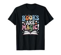 Books are Magic - Whimsical Retro T-Shirt