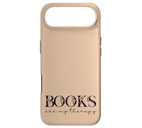 Books are My Therapy Lover Bookish Librarian Boho Floral Coque pour iPhone Air