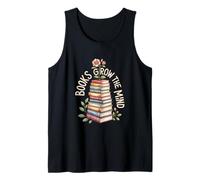 Books Grow The Mind Reading Lover Bookworm Débardeur