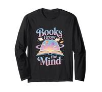 Books Grow The Mind Reading Lover Bookworm Manche Longue