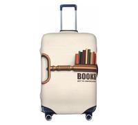Books Key To Knowledge Housses de protection élastiques pour bagages de voyage 45,7 à 81,3 cm, noir, L