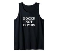 Books Not Bombs Déclaration de Paix Contre la Guerre Débardeur