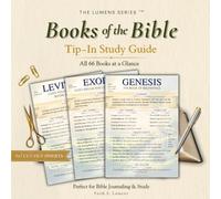 Books of the Bible Tip-In Study Guide: 5×7 Cut-Out Scripture Summary Sheets - Perfect for Bible Journaling