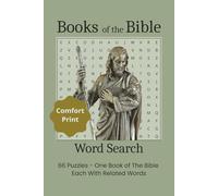 Books of the Bible Word Search: Word Searches With Easy to Read Print About Faith, Jesus, Bible, | 6x9 inches| 132 pages | 66 Puzzles…Gift For Study, Relaxation, Christians
