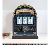 Books Read This Year Counter - Comptoir de livres, décoration florale de Saint-Valentin pour femmes, lectrices, accessoires cadeaux livresques, cadeau pour enseignant, bibliothécaire, rat de