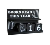 Books Read This Year Sign | Suivi Lecture 3D | Blocs signalisation numérotés 999 pour décoration étagère | Compteur défi Lecture d'objectifs Accessoires d'étagère Cadeau pour Amoureux des Livres