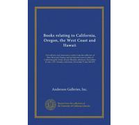 Books relating to California, Oregon, the West Coast and Hawaii; first editions and Americana mainly from the collection of Hon. Boutwell Dunlap and an historical jewel casket of California gold. Order of sale: Monday afternoon, November 8, lots 1-337; Tu