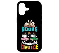 Books The Original Handheld Device Funny Book Lover Reading Coque pour iPhone 17
