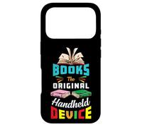 Books The Original Handheld Device Funny Book Lover Reading Coque pour iPhone 17 Pro