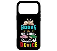 Books The Original Handheld Device Funny Book Lover Reading Coque pour iPhone 17 Pro Max