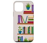 Bookshelf Book Lover Librarian Reading Decor Coque pour iPhone 12 Mini