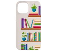 Bookshelf Book Lover Librarian Reading Decor Coque pour iPhone 15