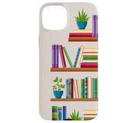 Bookshelf Book Lover Librarian Reading Decor Coque pour iPhone 15 Plus