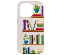 Bookshelf Book Lover Librarian Reading Decor Coque pour iPhone 15 Pro