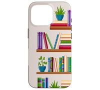 Bookshelf Book Lover Librarian Reading Decor Coque pour iPhone 16 Pro