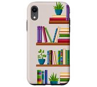 Bookshelf Book Lover Librarian Reading Decor Coque pour iPhone XR
