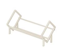 Bookshelf Desktop Bookshelf, Carbon Steel Tabletop Bookshelf, 15,75 x 10,24 x 11,02 pouces Multifonction Mini Book Shelf, Durable Metal Frame + Compact Organizer, Storage Bookcase for Living Room