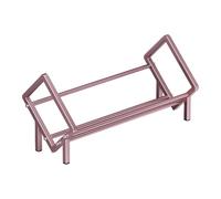 Bookshelf Desktop Bookshelf, Carbon Steel Tabletop Bookshelf, 15,75 x 10,24 x 11,02 pouces Multifonction Mini Book Shelf, Durable Metal Frame + Compact Organizer, Storage Bookcase for Living Room