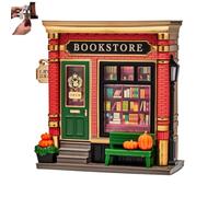 Bookstore WallFlower Projector Night Light,2-in-1 Halloween Haunted 3D Aroma Diffuser and Projectors Lamp,Warm LED Glow with Projection Lens for Room Decor,Bedroom,Party,Gift (1)