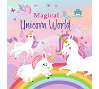 Booktopus Magical Unicorn World Tail Board Book - Interactive Book with Cloth Tails for Toddlers - Early Learning Books for Kids 4+ Years