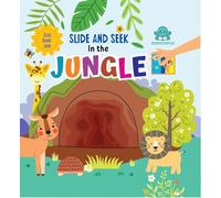 Booktopus Slide And Seek In The Jungle - Knowledge Book for Kids - Interactive Learning Books 4+ Years - Educational Sliding Books