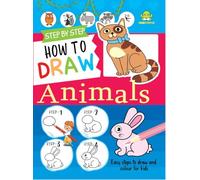 Booktopus Step By Step Learn To Draw Animals Learning Activity Books for Kids 4+ Years - Early Learning Books