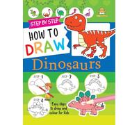 Booktopus Step By Step Learn To Draw Dinosaurs Learning Activity Books for Kids 4+ Years - Early Learning Books