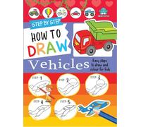 Booktopus Step By Step Learn To Draw Vehicles Learning Activity Books for Kids 4+ Years - Early Learning Books