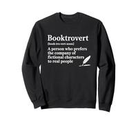 Booktrovert Definition Readers Introvertis Book Lovers Humour Sweatshirt
