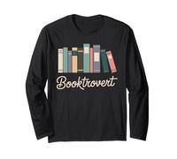 Booktrovert Funny Introverti Book Lover Reading Humour Manche Longue