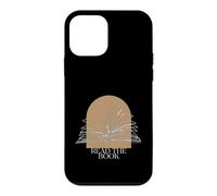 Bookworm Read The Book Boho Arch Line Art Illustration Coque pour iPhone 12 Mini