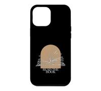 Bookworm Read The Book Boho Arch Line Art Illustration Coque pour iPhone 12 Pro Max